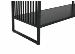 Rekken|Rekken|Opbergrek Mefisto 83x35x185cm - melamine - zwart