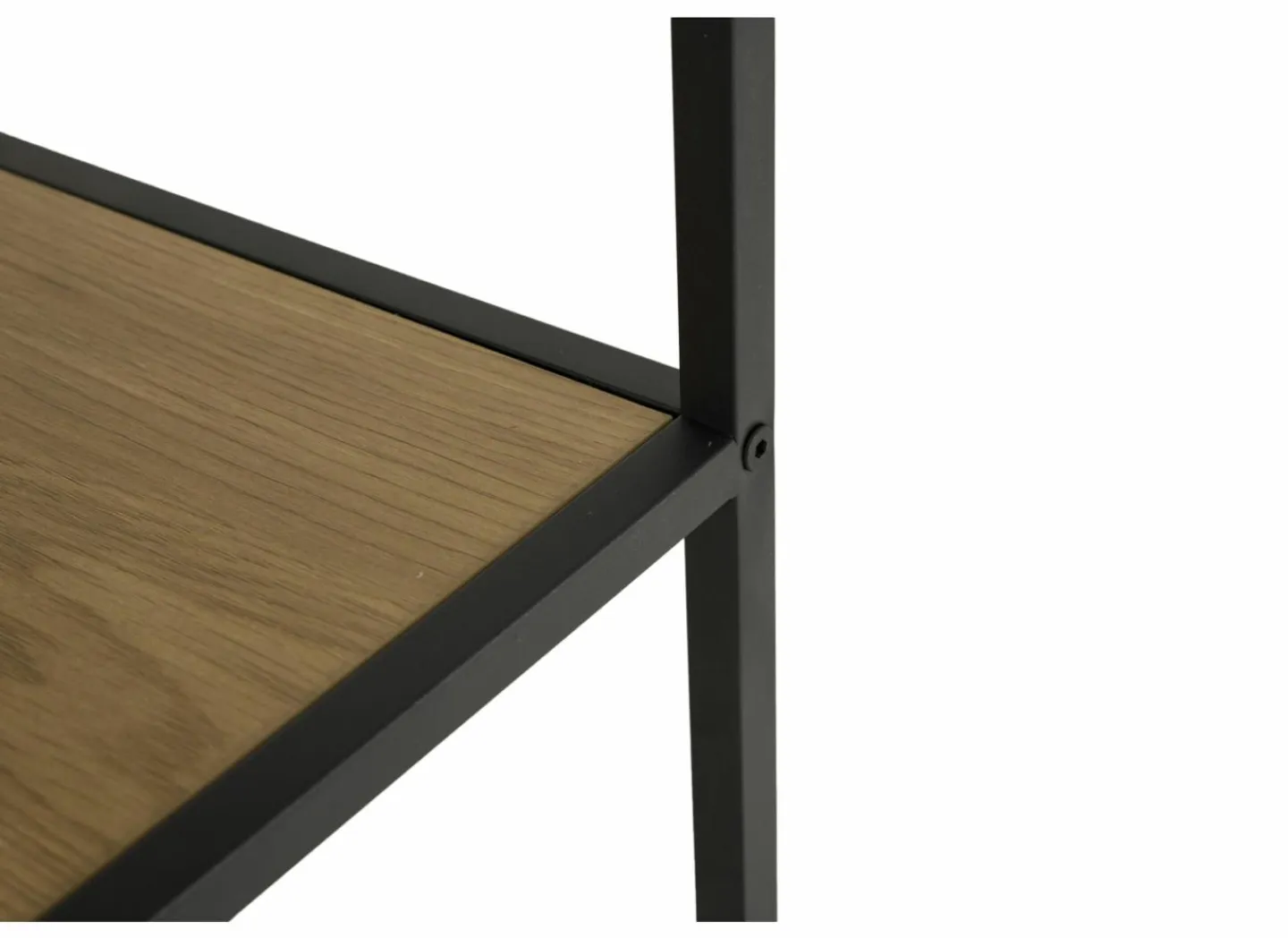 Opbergrek Tower 77x35x185cm - melamine & metaal - eik- Rekken|Rekken