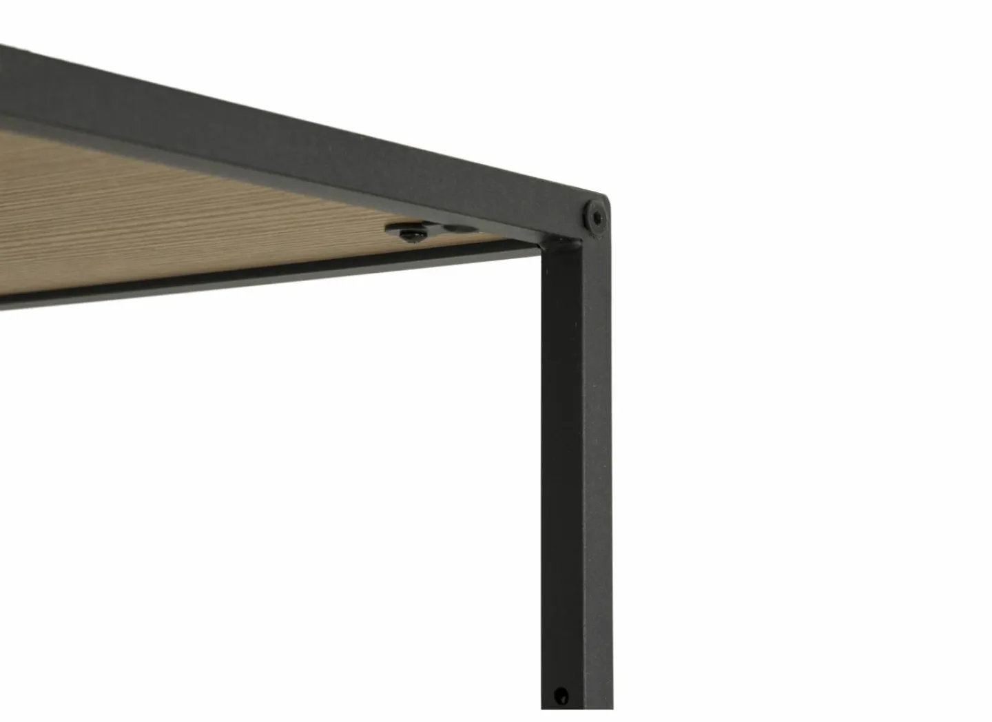 Opbergrek Tower 77x35x185cm - melamine & metaal - eik- Rekken|Rekken