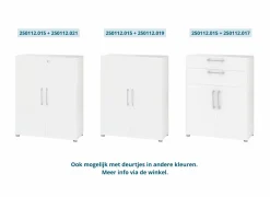 Draaideurkasten|Opbouwset Prima 83,7x105,4cm - decor - wit