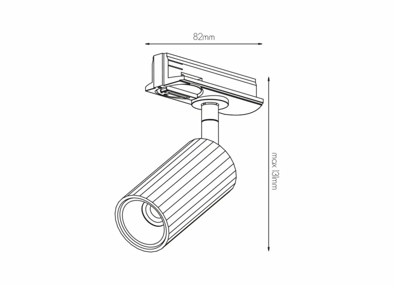 Opbouwspots|Opbouwspots|Opbouwspot GU10 - aluminium - wit