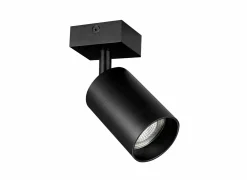 Opbouwspots|Opbouwspots|Opbouwspot GU10 - aluminium - zwart