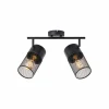 Brilliant Opbouwspot Kamolo met 2 spots 2x40W E27- Opbouwspots|Opbouwspots