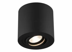 Opbouwspot rond 50W GU10 zwart- Opbouwspots|Opbouwspots