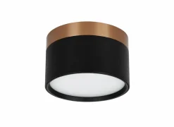Opbouwspot 12W Ø11,3cm - aluminium - zwart & brons- Opbouwspots|Opbouwspots