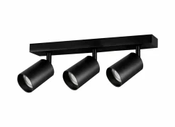 Opbouwspot 3xGU10 - aluminium - zwart- Opbouwspots|Opbouwspots