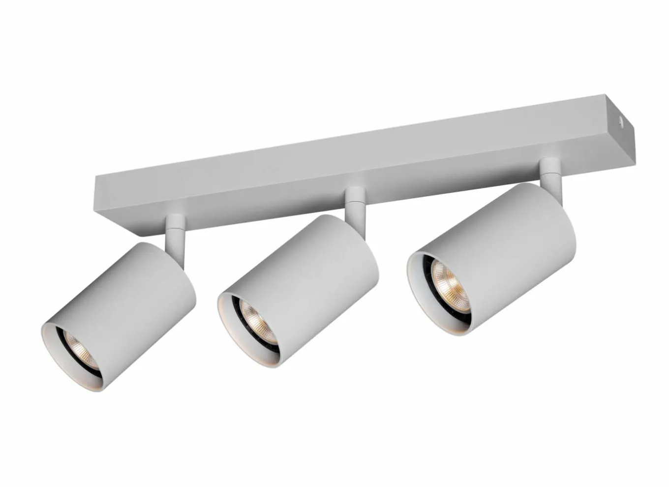 Opbouwspots|Opbouwspots|Opbouwspot 3xGU10 - aluminium - wit