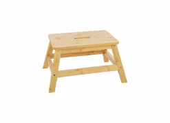 Trapladders & Opstapjes|Trapladders & Opstapjes|Opstapje 26x25x38,5cm - bamboe 1 trede