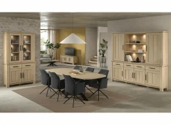 Opzetstuk Alba 199cm - decor - sand oak nature- Vitrinekasten|Vitrinekasten