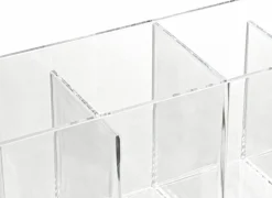 Organizer Selena 22,3x7xH9,8cm - plexiglas - transparant- Organizers