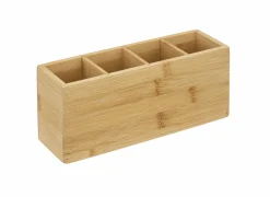 Organizer 22,4x7,1xH9,9cm - bamboe - naturel- Organizers