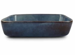 Ovenschaal Duna 27x21cm - stoneware - blauw- Ovenschotels