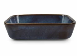 Ovenschaal Duna 21x17cm - stoneware - blauw- Ovenschotels