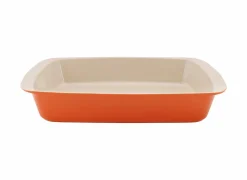 Ovenschaal Fontestic 34x21,5cm - stoneware - roest- Ovenschotels