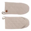 Cosy & Trendy Ovenwant Stoff 31x15cm - katoen - zand- Ovenwanten & Pannenlappen