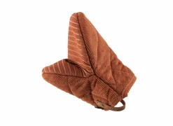 Tiseco Ovenwant Velmar Gripper katoen & polyester - cognac, set van 2- Ovenwanten & Pannenlappen