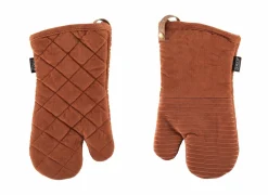 Tiseco Ovenwant Velmar 17x33cm - katoen & polyester - cognac- Ovenwanten & Pannenlappen