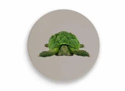 Pannenonderzetter Schildpad Ø18cm - stoneware - grijs- Pannenonderzetters