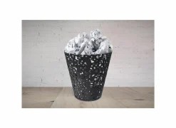 Bureau-Accessoires|Papiermand Letters Ø28,5x30cm zwart