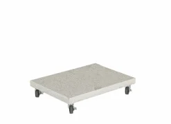 Parasolvoet op wielen enkel geschikt voor Agape parasol 50kg- Parasolvoeten