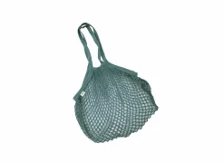 Opbergmanden|Opbergmanden|Parijse nettas 70x40cm saliegroen