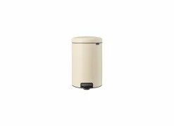 Brabantia Pedaalemmer NewIcon 20L soft beige- Vuilnisbakken|Vuilnisbakken