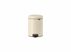 Brabantia Pedaalemmer NewIcon Brabanta 5L soft beige- Vuilnisbakken|Vuilnisbakken