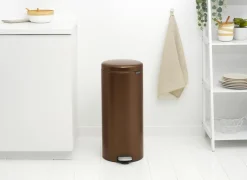 Brabantia Vuilnisbakken|Vuilnisbakken|Pedaalemmer NewIcon - 30L - warm bronze