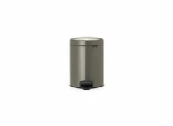 Brabantia Pedaalemmer NewIcon 5L platinum- Vuilnisbakken|Vuilnisbakken