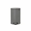 Brabantia Pedaalemmer NewIcon  New Icon 20L concrete grey- Vuilnisbakken|Vuilnisbakken
