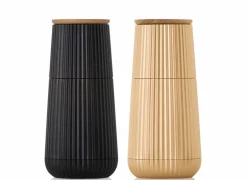 Peper & Zout|Peper en zoutmolen Scape H13cm - kunststof - zwart & goud