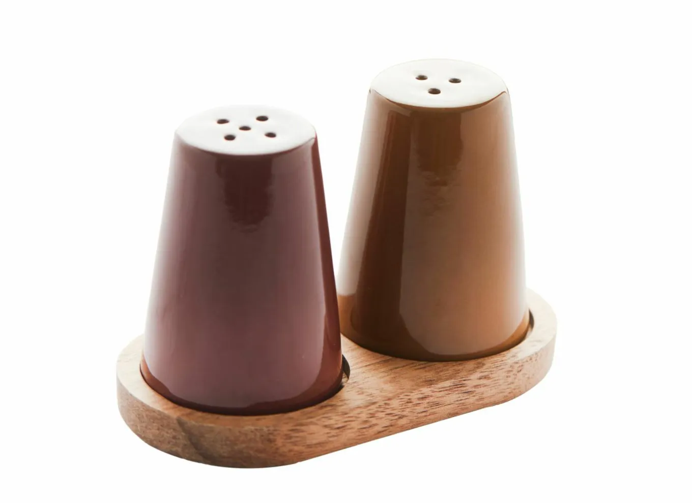 Peper & Zout|Hapjes|Peper en zoutmolen Sharing H7cm - keramiek - multicolor