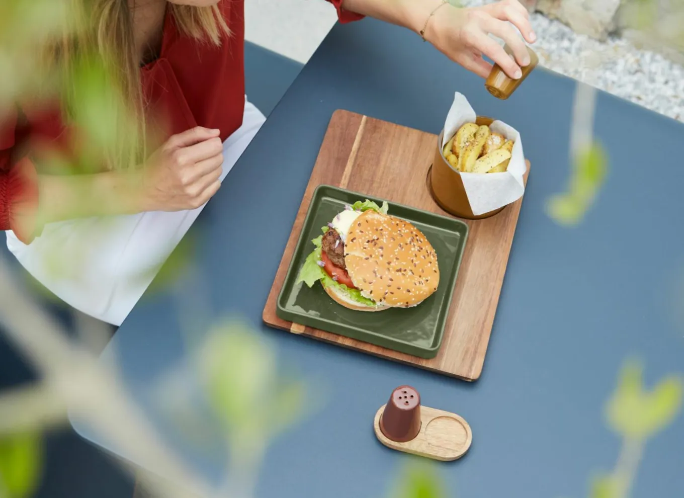 Peper & Zout|Hapjes|Peper en zoutmolen Sharing H7cm - keramiek - multicolor