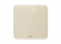 Brabantia Personenweegschaal|Personenweegschaal 28x28x3cm - glas - soft beige