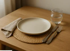 Placemats|Placemat Kosher Ø37cm - jute - naturel