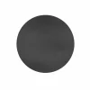 Tiseco Placemats|Placemat Round Ø38cm - lederlook - zwart