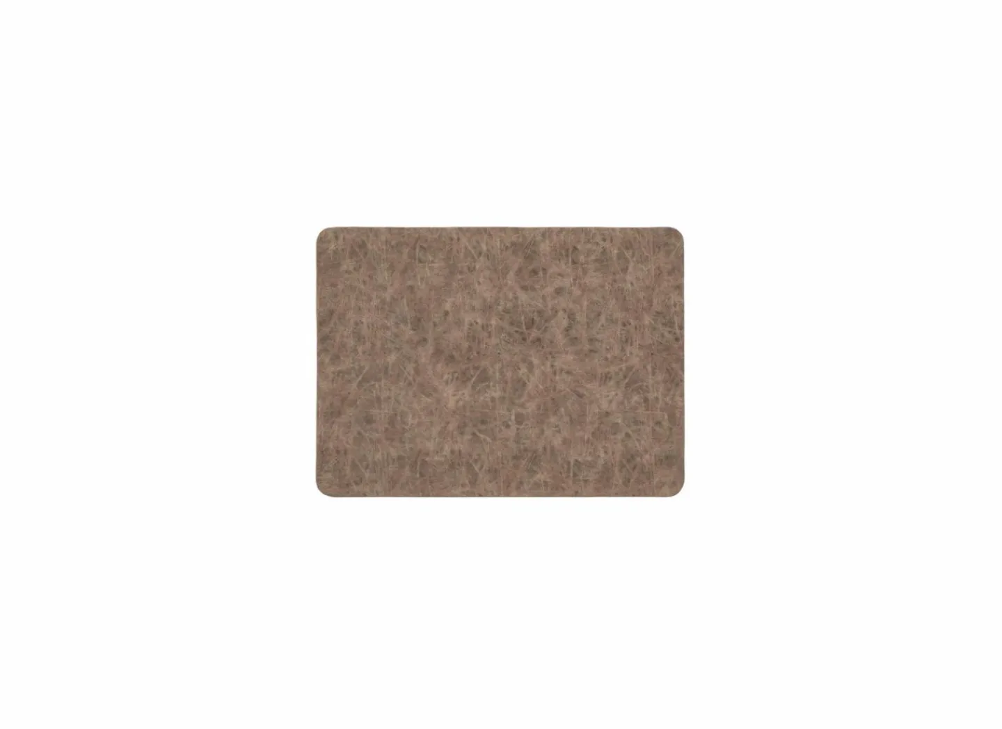 Placemat Truman 33x45cm - lederlook - koffie- Placemats
