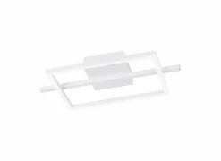 Plafondlamp Amandolo 40x20cm 17W LED aluminium wit- Plafonnier