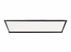 Brilliant Plafondlamp Briston 79,5x39,5cm - kunststof & metaal - zwart- Plafonnier