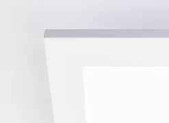 Brilliant Plafondlamp Briston 60x60x5cm - kunststof & metaal - wit- Plafonnier