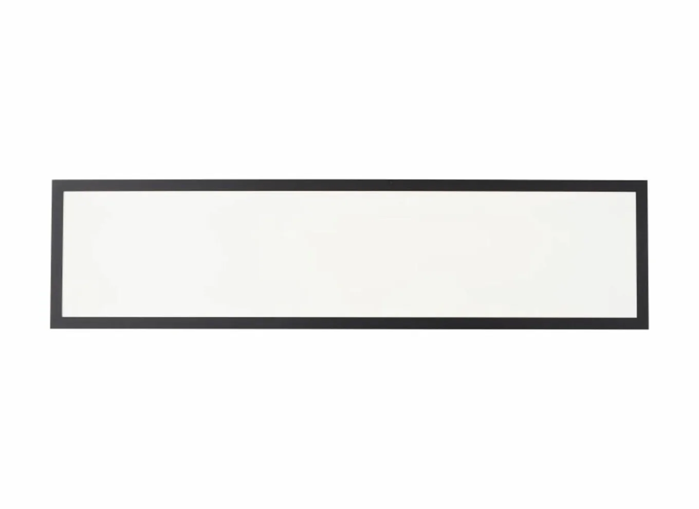 Brilliant Plafonnier|Plafondlamp Briston 100x25x5cm - kunststof & metaal - zwart