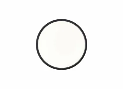 Brilliant Plafonnier|Plafondlamp Galo Ø30cm - kunststof - zwart