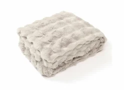 Plaids|Plaids|Plaid Bilbao 220x240cm - microvezel - beige