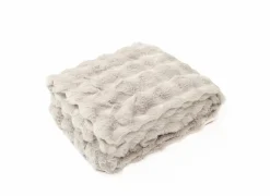 Plaid Bilbao 150x200cm - polyester - beige- Plaids|Plaids