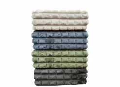 Plaid Bordeaux  150x200cm - microvezel - denim- Plaids|Plaids