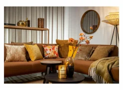 Plaid Libbe 130x170cm - acryl - bruin- Herfstdecoratie|Plaids