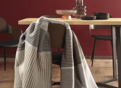 Plaid Maze Stone 150x200cm - polyester & katoen - multicolor- Plaids|Plaids