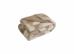 Plaids|Plaids|Plaid Porto 150x200cm - polyester - café au lait