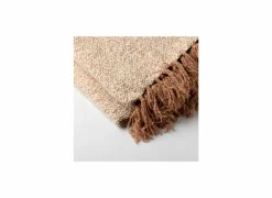 Plaid Sally Plaid Sally 140x180cm - gerecycled katoen & polyester - bruin- Plaids|Plaids