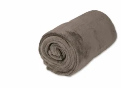 Plaids|Energie Besparen|Plaid Woolf  130x180cm - fleece - antraciet